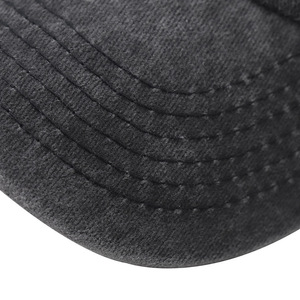 Gorra de camionero Lisa desgastada para hombre, logotipo personalizado con estampado bordado, Sin estructura, 6 paneles, venta al por mayor, terciopelo apropiado para exteriores - Product Image 5