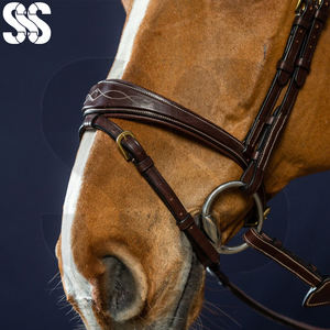 บังเหียนม้าแบบ Anatomic Flash Noseband สีน้ำตาล หนังคุณภาพสูง บุนุ่ม หัวเข็มขัดโลหะแข็งแรง สะดวกสบาย สวยงาม - Product Image 3