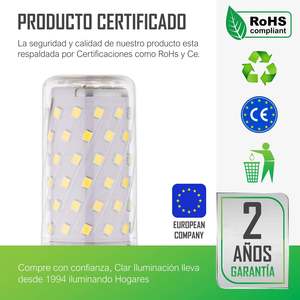 9W Elongated Corn LED <b>Bulb</b> - Product Image 4