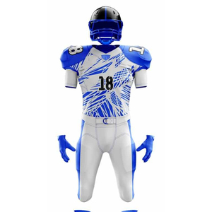 Uniforme de fútbol americano de nuevo diseño para jóvenes, conjunto de pantalón de camisetas reversibles con mangas cortas, técnicas impresas económicas - Product Image 3