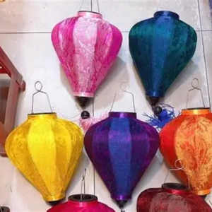 TRADITIONAL FABRIC <b>LANTERNS</b> FOR HOME AND EVENTS - Product Image 2