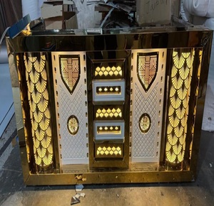 Comptoir d'affichage de mariage dans la finition d'or pour la restauration et la décoration - Product Image 2