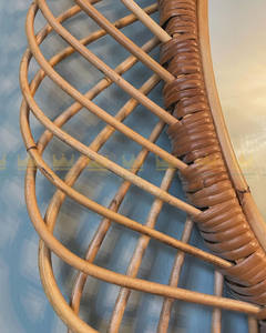 Decoración de pared de Vietnam, espejo de ratán, espejo de ratán montado en la pared, decoración del hogar para decoración del hogar y hoteles, nuevo estilo - Product Image 5