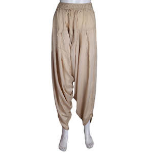 Pantalones Tulipán para Mujer - Color Fawn - Product Image 3