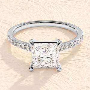 Đề Nghị 1.01ct Công Chúa Phòng Thí Nghiệm Grown Kim Cương Gifting <span class=keywords><strong>Ring</strong></span> Cho Phụ Nữ 14K Rắn Vàng Kỷ Niệm Ngày Cưới Dịp Cho Đối Tác - Product Image 4