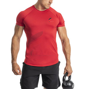 Nouveau modèle de t-shirt de gym pour hommes fabriqué au Pakistan Nouveau stock de tissu tricoté en polyester/coton en vente - Product Image 3