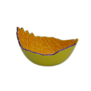 Tazón de almacenamiento de diseño creativo para el diseño de la habitación de la cama del hogar con diseño de ensaladera de metal de aluminio de excelente calidad - Product Image 1