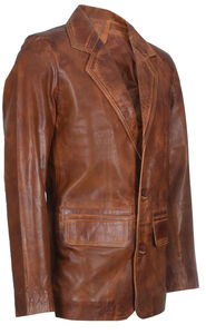 Venta caliente Hombres Ropa Chaqueta de cuero Nueva moda Hombres Chaqueta de cuero a prueba de viento Chaqueta de cuero para hombres - Product Image 5