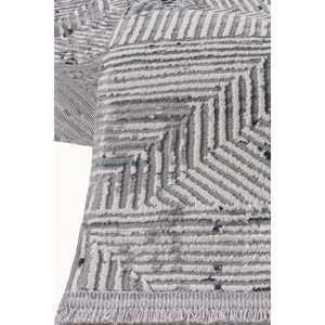 Vavien A0072 tapis rectangulaire de grande surface texturé à la machine gris pour la maison salon voiture 4m de largeur tissage ensembles de tapis - Product Image 5