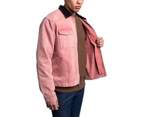 Veste de travail décontractée en toile personnalisée pour homme, doublure matelassée en toile, veste de travail pour motards et mécaniciens - Product Image 3