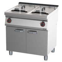 Friteuse électrique 80 avec 2 compartiments de 17 litres