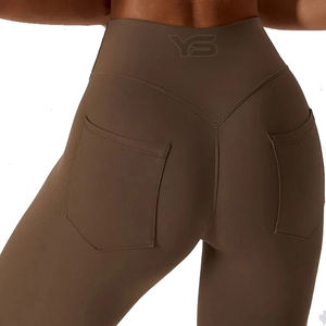 Taille haute Nylon Athlétique Yoga Pantalon Femmes Gym Fitness Workout Leggings ODM Impression Personnalisée Plus La Taille Sexy Yogini - Product Image 3