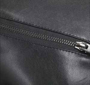 Chaqueta de piel de vaca auténtica de invierno para hombre personalizada informal chaqueta gruesa de moda con cremallera OEM servicio al por mayor crudo - Product Image 6