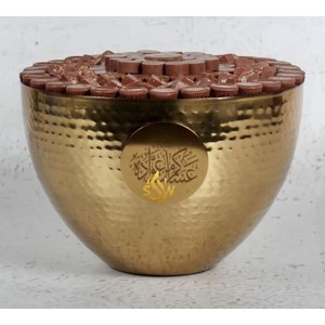 Cuencos decorativos de Metal clásico, forma redonda, cuencos modernos para servir Chocolate, cuenco para servir de estilo japonés hecho a mano de La India - Product Image 3