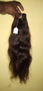 Direct Inde Vente en gros 100% Extensions de cheveux humains indiens naturels vierges 12a Machine de trame plate vierge Double trame pour le tressage - Product Image 2