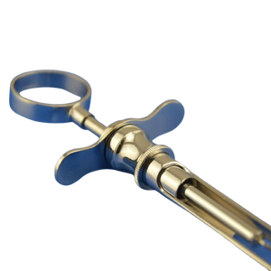 กระบอกฉีดยาชาแบบใช้มือสำหรับงานทันตกรรม คุณภาพพรีเมียม ผลิตจากเหล็กกล้า ขนาด 1.8 ซีซี แบบดูดเองได้ ใช้ซ้ำได้ ด้ามจับตามหลักสรีรศาสตร์ อุปกรณ์ผ่าตัดทางทันตกรรม - Product Image 4