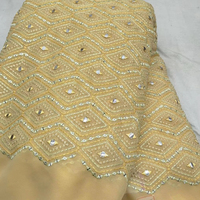 Tissu Premium en Georgette de Fox avec Broderie de Sequins pour Saree, Lehenga, Kurti et Robes pour Femmes – Qualité Export en Gros