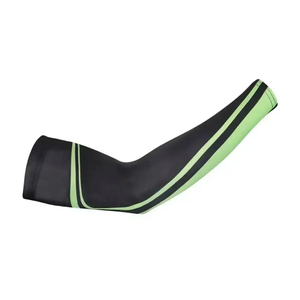 Manchons de cyclisme personnalisés bleus et rouges unisexes, protection anti-UV, respirants, écologiques, en polyester teint uni, pour adultes, vente en gros - Product Image 5