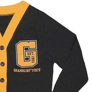Black & Golden Grambling State Cardigans de haute qualité Sorority & Fraternity Wear Pulls tricotés - Product Image 4