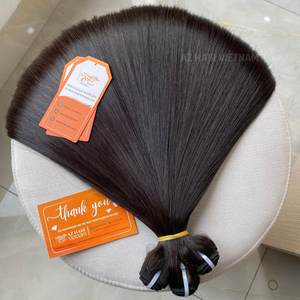 Extensiones de cabello liso de hueso vietnamita Premium 100% con longitud 10 ''y 12'' listas para enviar sin enredos sin desprendimiento - Product Image 4