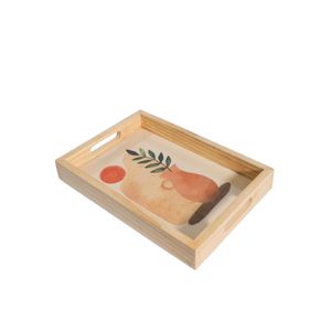 Plateau de service élégant, parfait pour le petit-déjeuner, le thé ou les collations - Product Image 1