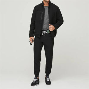 Chaqueta Médica de Invierno para Hombre, Uniforme Médico Negro, Chaqueta Quirúrgica con Logotipo y Colores Personalizados - Product Image 4