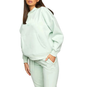 Drop Shoulder Hoodie para mujer y sudadera casual,streetwear,Drop Shoulder, figuras, transpirable, ecológico, sudaderas con capucha, de punto - Product Image 2