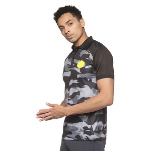 เสื้อโปโลลายพรางของผู้ชายเสื้อกีฬากอล์ฟคลับระบายอากาศได้พิมพ์ซับลิเมชันแบบแห้งเร็วออกแบบได้ตามต้องการ - Product Image 2