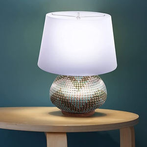 Décorations pour la maison de haute qualité lustres en métal enveloppé de jonc de mer et lampes de table à la main et à des prix sains - Product Image 5