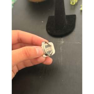 Royston Turquoise & Sterling <b>Silver</b> <b>Ring</b> Handmade <b>Boho</b> Navajo Jewelry Size 7.5 for Everyday Wear - Product Image 5