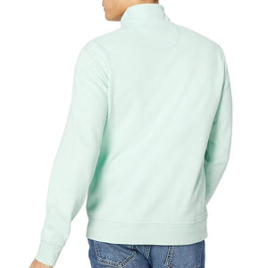 Nouveauté, sweat-shirt à capuche avec logo imprimé personnalisé, couleur unie, quantité minimale de commande bas, pull-over quart pour hommes - Product Image 6