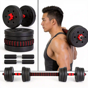 Piastre di Protezione per Pavimento a Prezzo all'Ingrosso, Pesi Liberi Regolabili 2-in-1 per Bilanciere e <span class=keywords><strong>Manubri</strong></span> per <span class=keywords><strong>Allenamento</strong></span> Completo del Corpo - Product Image 1