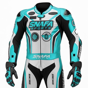Combinaison de course en cuir pour homme, élégante, sur mesure, une pièce, combinaison de moto, entièrement personnalisée en cuir - Product Image 3