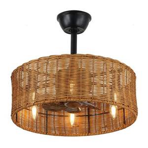 Natural Rattan Lampshade Wholesale Handmade Sustainable Pendant <b>Light</b> Perfect for Cafe Restaurant Bar Home and Retail Shops - Product Image 1