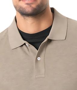 เสื้อเชิ้ตแขนสั้นผู้ชายทรงคลาสสิก ผ้าแคนวาสเนื้อผ้าฝ้าย 100% ระบายอากาศได้ดี มีกระเป๋า ซับเหงื่อ แห้งเร็ว ไม่ยับ - Product Image 3