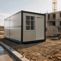 Maison conteneur pliable prête à être expédiée, conteneur de chargement, maison modulaire préfabriquée en kit, vente en gros directe usine