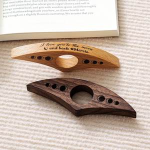 Porte-livre en bois poli et durable, outil de lecture minimaliste pour livres brochés, reliés et agendas - Product Image 6