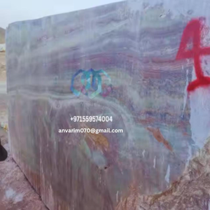 Bloc de marbre onyx multicolore de qualité supérieure, pierre naturelle - Product Image 4