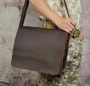 Mens <b>Leather</b> Laptop <b>Briefcase</b>, <b>Leather</b> Office Bag for Man Computer Sling Gifts for Him <b>Leather</b> <b>Briefcase</b> Man - Product Image 2