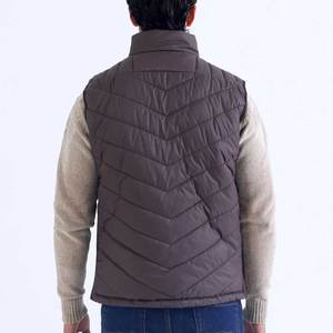 Gilet matelassé décontracté pour homme 2025 – Veste chauffante en toile à col montant, imperméable et réversible – Haute qualité - Product Image 2