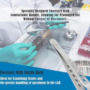 Fórceps de tejido Adson de suministro hospitalario, herramienta Médica Quirúrgica de acero inoxidable, fórceps de tejido Adson de 12cm - Product Image 3
