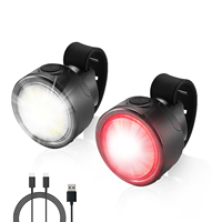 Juego de Luces para Bicicleta Súper Brillantes, Resistentes al Agua IP44, Regulables, con Faro Delantero y Luz Trasera para Ciclismo Nocturno, Precio de Fábrica OEM ODM