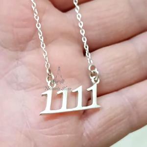 สร้อยคอเลขเทวดา เงินแท้ 925 จี้เลขสั่งทำพิเศษ - Product Image 2