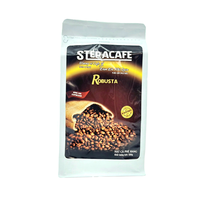 ROBUSTA Sac de grains de café torréfiés 500g Emballage HALAL Cert OEM ODM Support Personnalisé Prix du café de qualité pour l'exportation au Vietnam