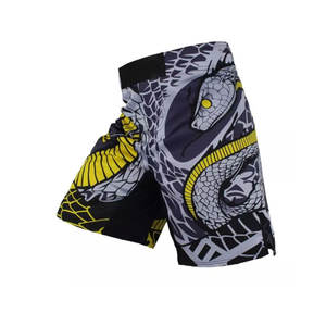 Shorts MMA de performance robustes pour les entraînements exigeants, nouveaux shorts MMA ajustés et élastiques, look élégant - Product Image 1