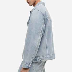 Veste coupe décontractée garçons sport Jean grande taille hommes manteau d'hiver vestes Bomber personnalisées 2023 vente en gros de haute qualité OEM - Product Image 4