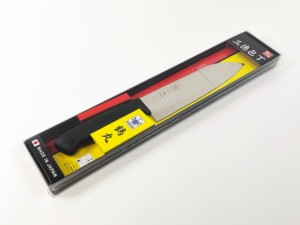 Couteau Santoku Nikken, couteau de cuisine japonais, lame en acier inoxydable 5-7 pouces (180 mm/165 mm/125 mm), finition mate, manche en plastique ABS - Product Image 1