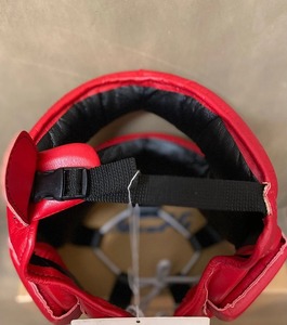 Protección para la cabeza Protector de cabeza ganador rojo Cuero de vaca genuino Diseño personalizado profesional hecho a medida 2017 - Product Image 4