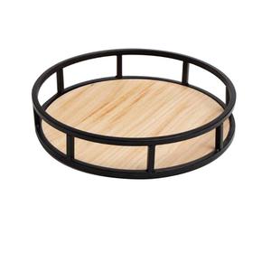 Bandeja de Mármol para Suministros de Alimentos, Acabado Brillante, Bandeja Redonda para Servir el Desayuno, Acabado Esmaltado, Utensilios de Cocina - Product Image 4