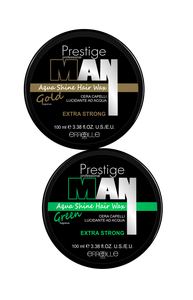 Cera para el Cabello Italiana Erreelle Italia Prestige Unisex Aqua Shine, Fijación Fuerte, Brillo, Sin Alcohol, Sin Residuos Blancos, 100 ml, Pomada - Product Image 4